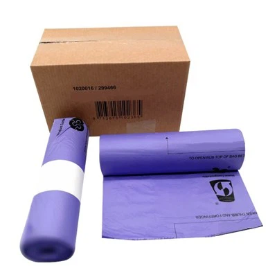 Biologiskt nedbrytbara sopsäckar